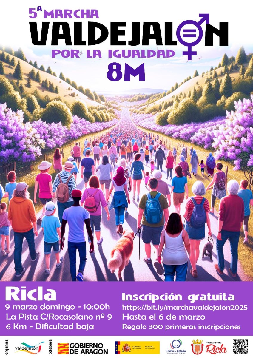 V Marcha “Valdejalón por la igualdad” en Ricla 2025