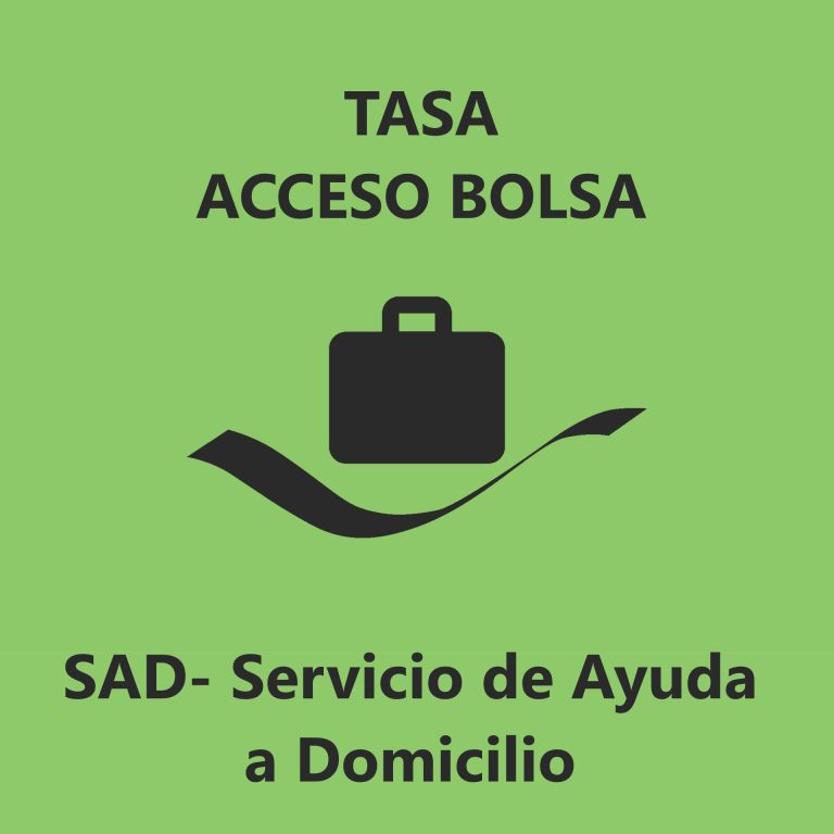 Pago Tasa Acceso Bolsa SAD - Servicio Ayuda a Domicilio