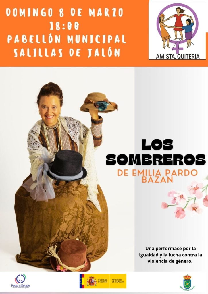 Cartel actividad 8M en Salillas