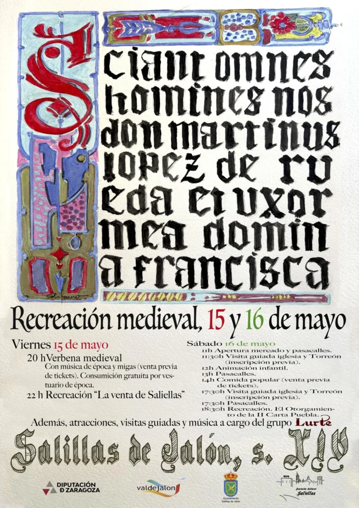 Recreación Medieval - Otorgamiento de la Carta Puebla - Salillas de Jalón