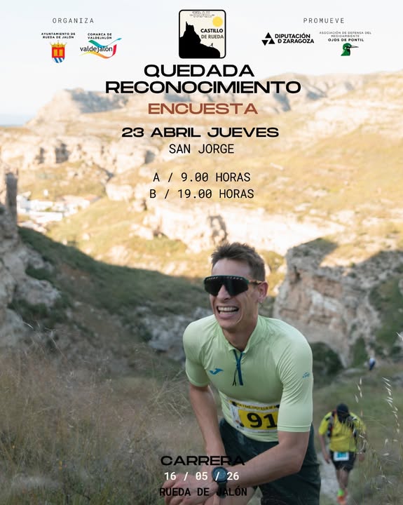 Quedada Reconocimiento Trail Rueda de Jalón