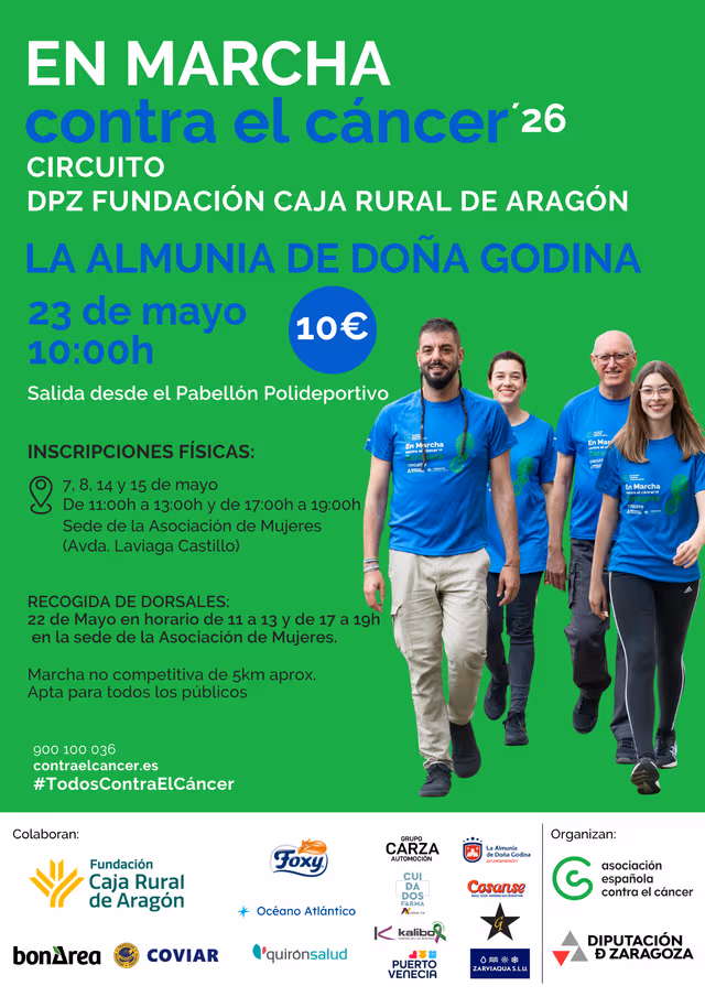 Marcha Contra el Cáncer La Almunia de Doña Godina