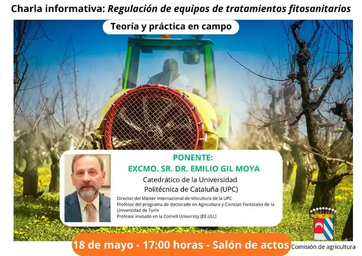 Charla informativa: Regulación de equipos de tratamientos fitosanitarios - Almonacid
