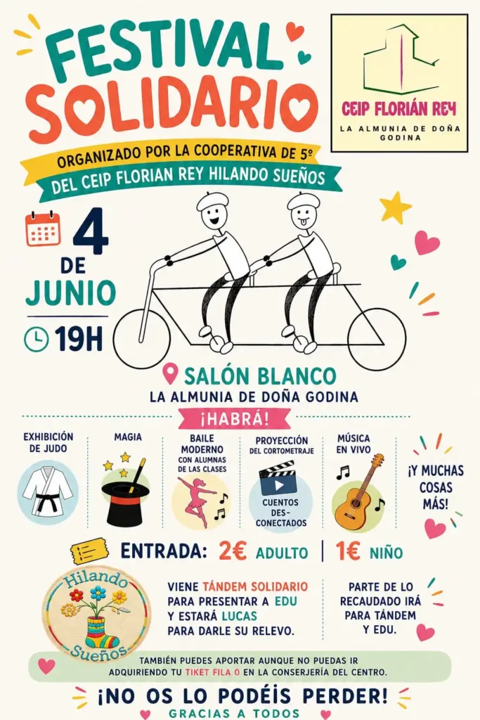 Festival solidario TANDEM Solidario - La Almunia de Doña Godina