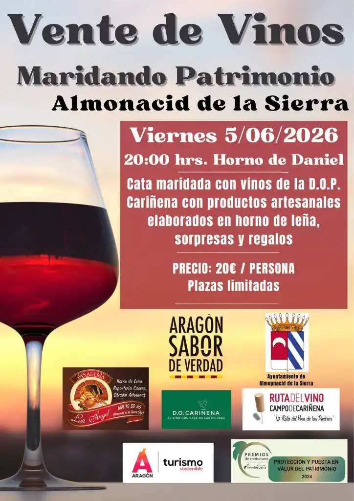 Vente de vinos: Maridando patrimonio - Almonacid de la Sierra
