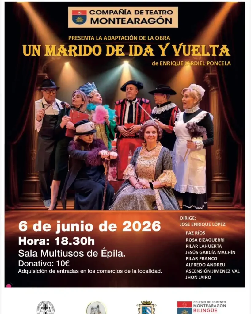 Teatro “Un marido de ida y vuelta” - Épila