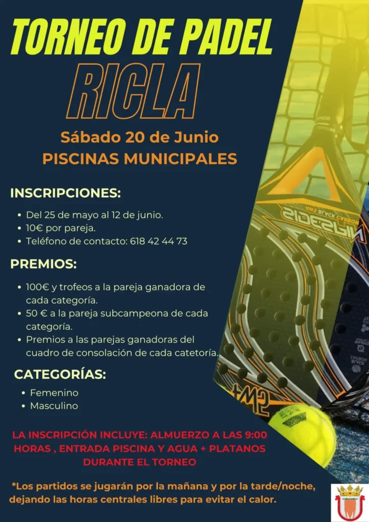 Torneo de pádel - Ricla