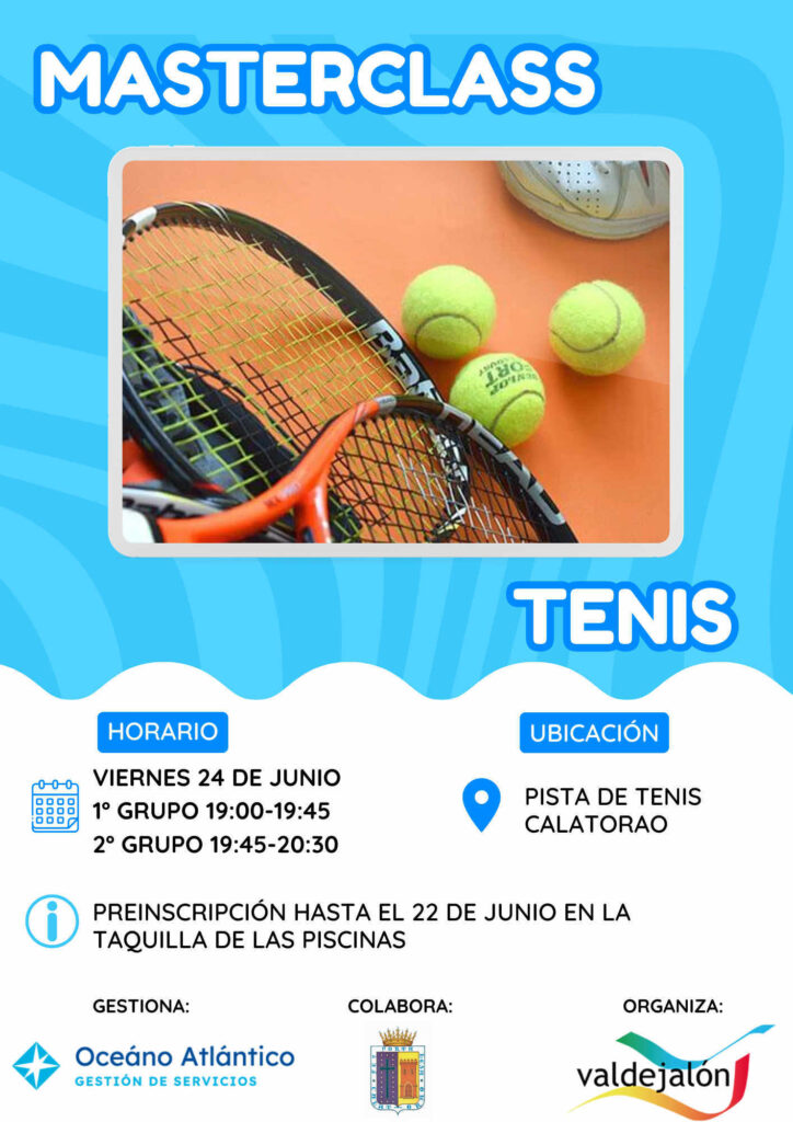 Masterclass de Tenis en Calatorao