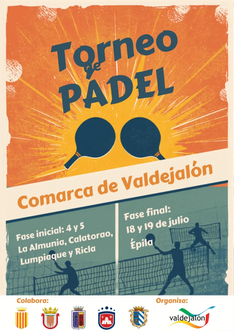 Inscripción Torneo de Padel Comarca Valdejalón 2026