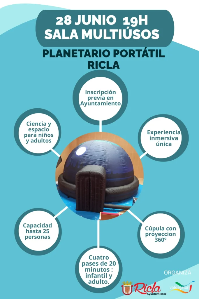 Planetario portátil – Ciencia y espacio para todos - Ricla