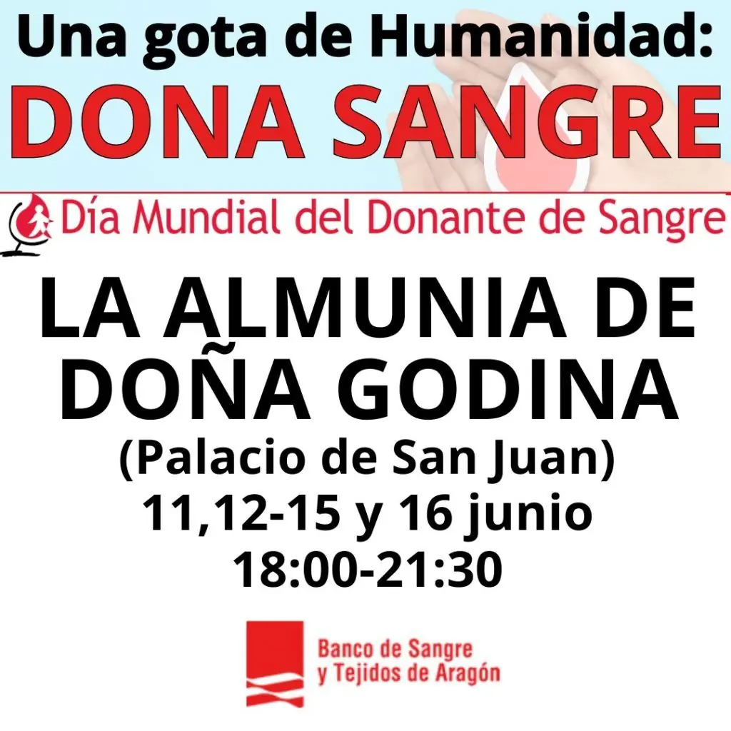 Donación de sangre (La Almunia de Doña Godina)