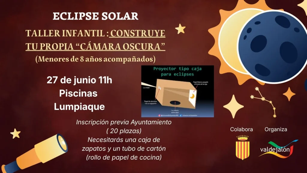 Taller infantil “Construye tu cámara oscura” - Lumpiaque