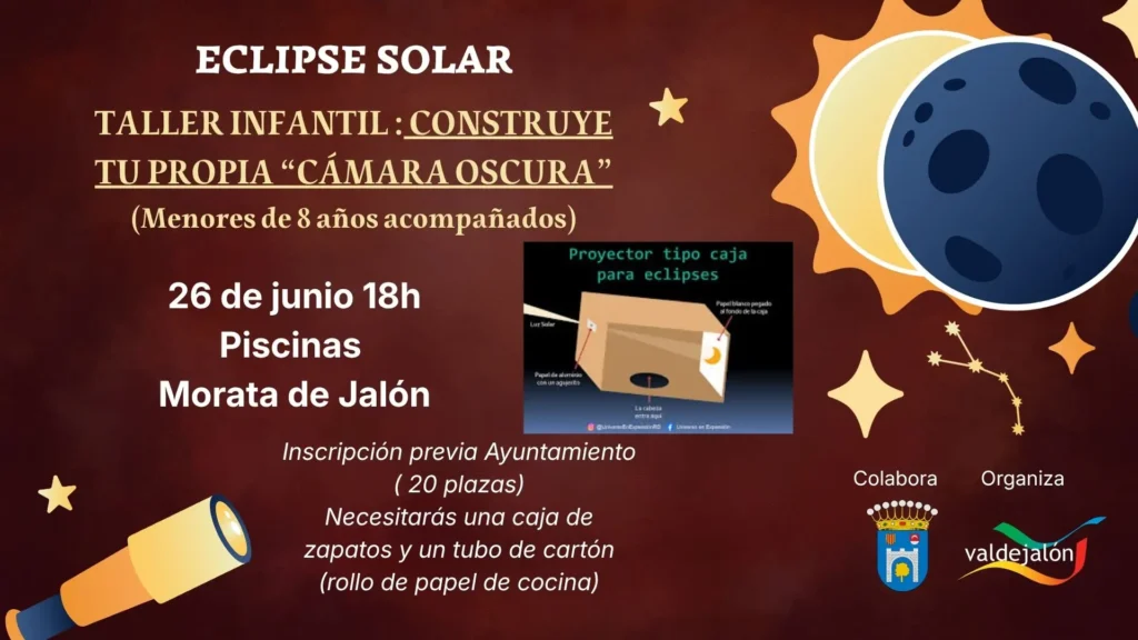 Taller infantil “Construye tu cámara oscura” - Morata de Jalón