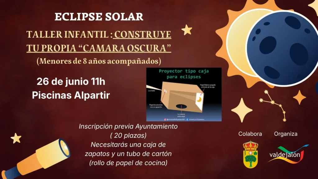 Taller infantil: “Construye tu propia cámara oscura” - Alpartir