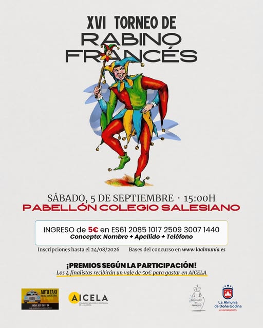 XVI TORNEO DE RABINO FRANCÉS - La Almunia