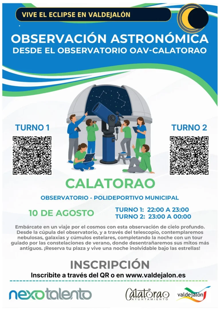 Observación Astronomica OAV-Calatorao Turno 1