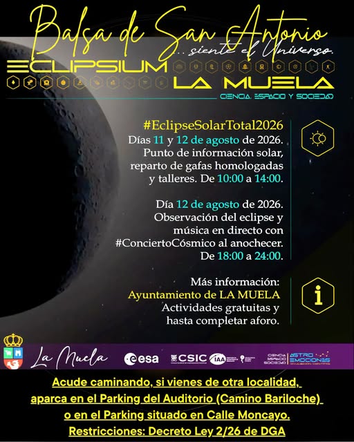 Observación Eclipse Solar - La Muela