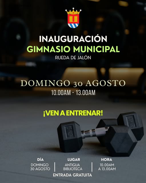 Inauguración Gimnasio Municipal - Rueda de Jalón