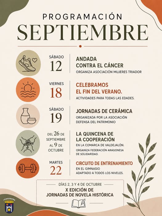Programacion Septiembre - Morata de Jalón