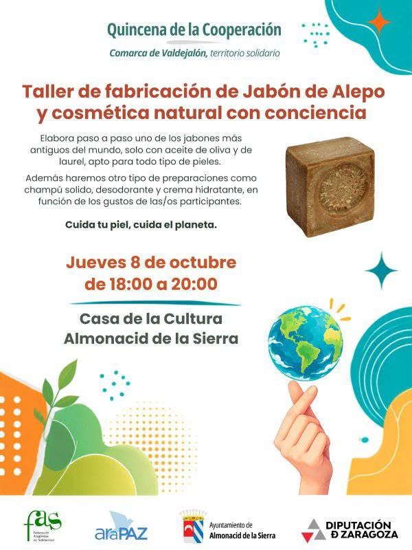Taller de Jabón de Alepo y Cosmética Natural – Almonacid de la Sierra