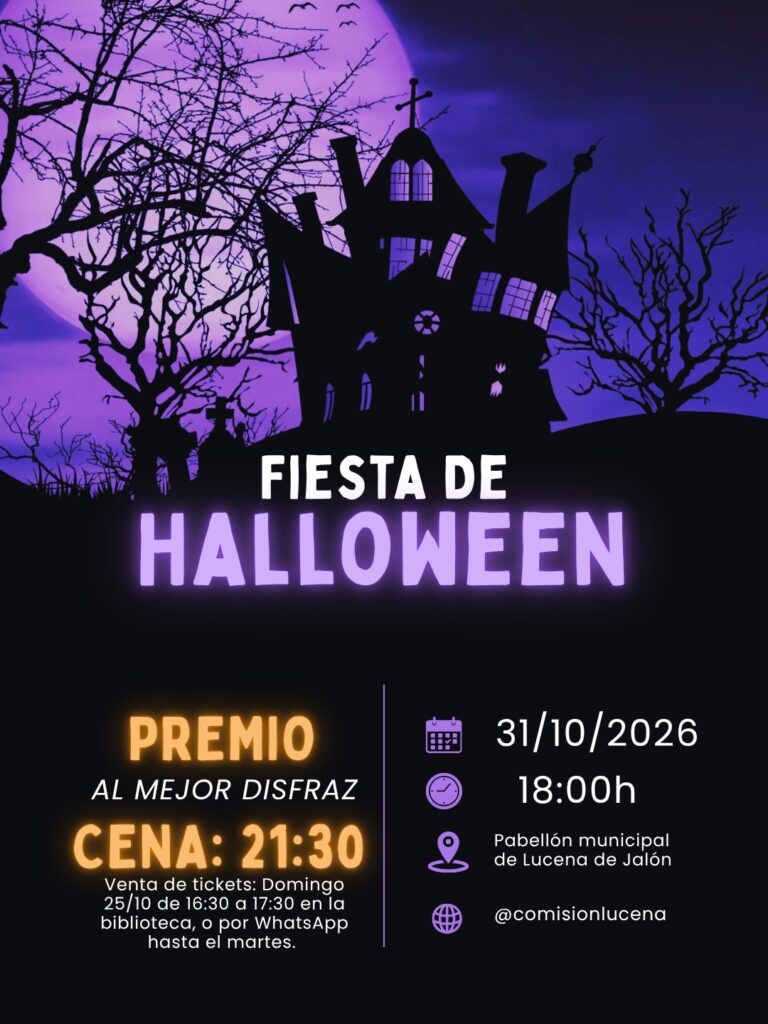 Fiesta Halloween - Lucena de Jalón