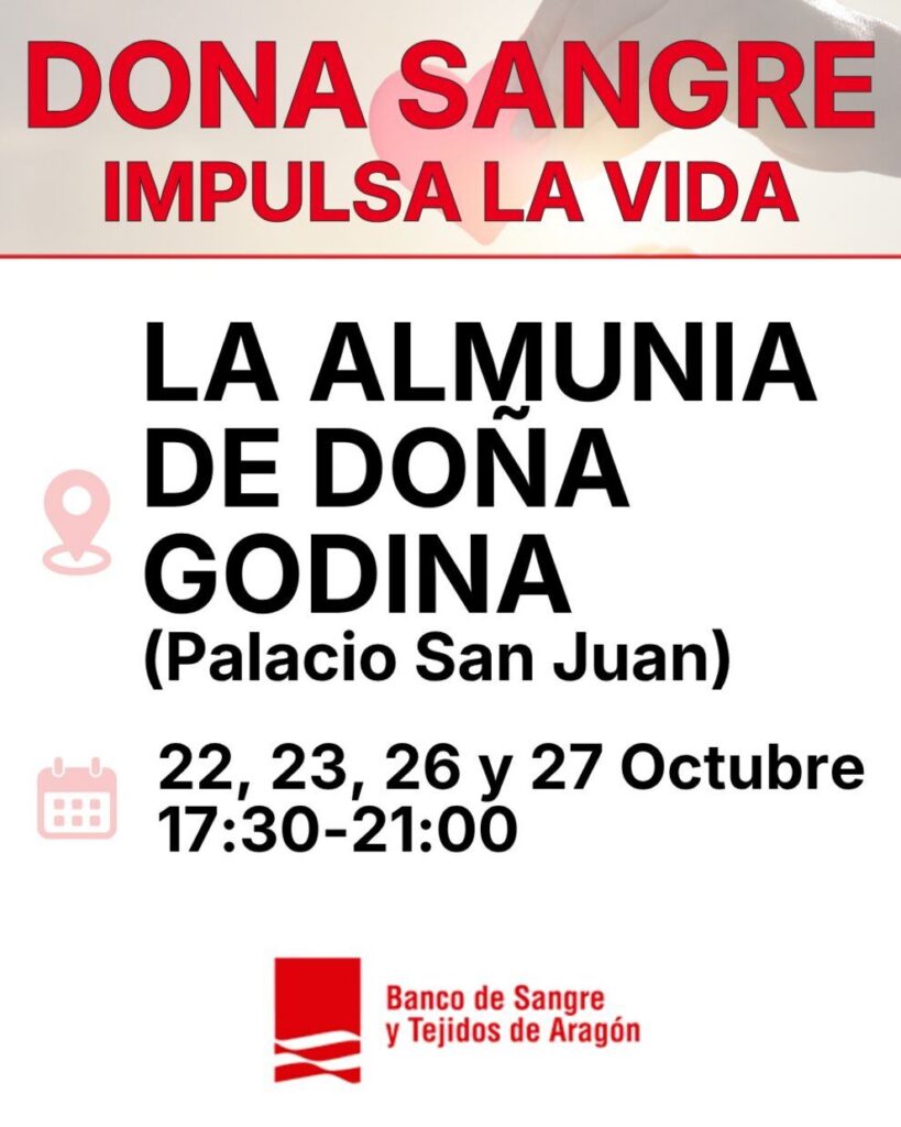 Donación de sangre (La Almunia de Doña Godina)